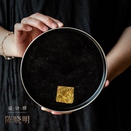 HOT DEAL Expensive Vessel Handmade Large Lacquer Pottery Tea Tray Home-Made Small Tray Tea Set Tea T