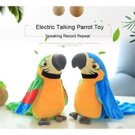 Talking Bird Burung Beo / Mainan Anak Bisa Bicara Dan Gerak / Boneka