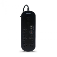 ปลั๊กไฟ IOT อัจฉริยะ Vox รุ่น Nova Series NVPD รูเสียบถึง 5 ช่อง ช่องเสียบ USB QuickCharge สั่งการด้