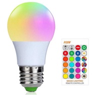 S7d RGB Light Bulb With Remote Control E27 3W || Multi Color Sleeping Lamp Cute Unique Items - B2