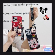 Mickey Minnie Case For Samsung Galaxy S10 4G S10 S9 S8 Plus S10+ S9+ S8+ S10E S7 Edge A8 Plus A9 A8 A7 2018 A6 Plus 2018 J8 2018 A7 A5 2017 Phone Case Cartoon Soft Cover