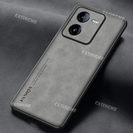 IQOO Z9x 5G 2024  Leather Texture Sheepskin Leather Casing  For IQOO Z9x IQOOZ9x Z9 Z 9 X 9X 9Z IQOO