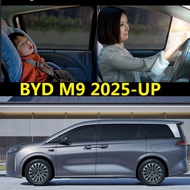 Magnetic Car Window Sunshade for BYD M9 2025-up Car Curtains Anti-Mosquito Car Sunshade UV Protectio