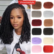 SMS Remy Hair Afro Kinky Curly Hair Strand Braid for African Style Natural Color Synthetic Crochet H