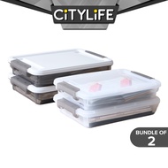 Citylife 3.2L/4.5L Widea Stackable A4 Organizing Box File Storage Container Box X-631213