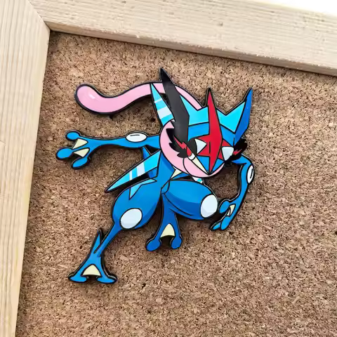 Anime Pokemon Metal Brooch Jewelry Creativity Cartoon Greninja Badge Pin for Shirt Backpack Accessor