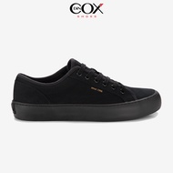 Giày snearkers nam nữ DINCOX Shoes - E18 Black Vải Canvas cao cấp đế cao su mềm. Mẫu Basic dễ phối đ