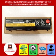 ORIGINAL LENOVO T410 T420 T430 T510 T520 L510 L520 L530 W510 W520 BATTERY 6 CELLS 55+ 57Wh 42T4791 4