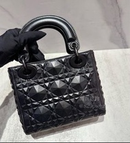 DIOR 秀款ALL BLACK LADY DIOR黛妃包