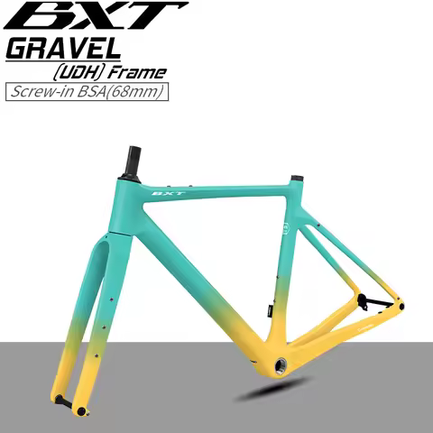 BXT Fully Hidden Cable Gravel Bike Carbon Frame T1000: Lightweight, Durable,Built for Off-Road Speed