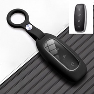 Remote Car Key Case Cover Keychain For Denza D9 MPV DENZA D9 EV 2024-2026 BYD DENZA EV key Holder