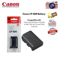 Genuine CANON LP-E6N BATTERY PACK 7.2V 1865MAH FOR CANON EOS R5 R6 R 90D 80D 70D 60D 6D 6D MARK II 5