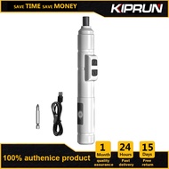KIPRUN Mini Electrical Screwdriver Tools 3.6V Rechargeable Multifucntion Cordless Power Drill USB Rechargeable Screw Driver with Bits Repairing Hand Tools