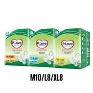 P.Love Plove Standard Adult Tape Diapers - [ M10 / L8+1 / XL8 ]