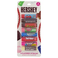 Taste Beauty for Hershey's Chocolate & Candy Flavored Lip Balms - 8 Pack Favorite Candies Flavor