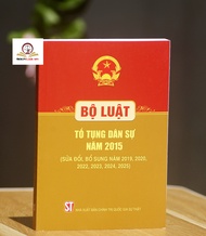 Bộ luật tố tụng dân sự 2015 (sửa đổi bổ sung năm 2019 2020 2022 2023 2024 2025)