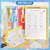 A4 Transparent Handheld Document Bag File Folder Document Bag A4 File Document Bag Folio Size Docume