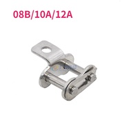 1pcs Stainless Steel Full Buckle Chain Buckle Single-side Single-hole Bent Plate Conveyor Driving Ch