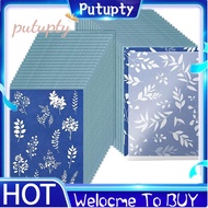 40 Pcs Sun Print Paper Kit Solar Activated Cyanotype Papers With Acrylic Panel A5 Sun Printing Art P
