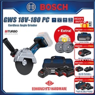 BOSCH GWS 18V-180 PC Professional Cordless Angle Grinder With BITURBO GWS18V180PC GWS18V-180PC 角磨机 0