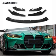 On sale Front Bumper Lip Spoiler for BMW G80 M3 G82 G83 M4 2021+ Front Splitters Lip Flaps Body Kits