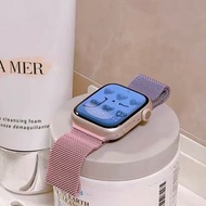 三星 Samsung Galaxy Fit3 不銹鋼漸變香芋粉錶帶(配玫瑰金接頭)