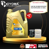 MAZDA 3, 5, 6 2.0cc NON-SKYACTIV , MAZDA CX5 2.2 DIESEL OIL FILTER SH01-14-302A + KOYOMA 5W30 SEMI S