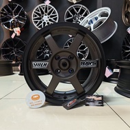 [1PC] Sport Rim 15inch MAXPRO TE37 15X7JJ ET28/35 4H100 BR-DARK | High Quality Sport Rim