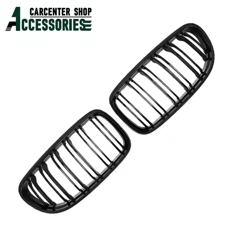 1Pair Car Front Bumper Grilles Fit for BMW 3 Series E90 Sedan LCI E91 Touring 2009-2011 51712146911,