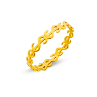 Top Cash Jewellery 916 Gold Eternal Wealth Ring