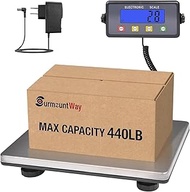 440lbs Heavy Duty Shipping Scale, Digital Metal Industry Shipping Postal Scale for Weighing Luggage 