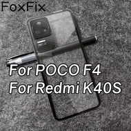 Transparent Glass Battery Back Cover Replacement For Xiaomi POCO F4 5G Redmi K40S 22021211RG 2202121