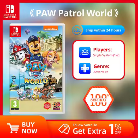 Nintendo Switch Game Deals - PAW Patrol World - Games Physical Cartridge Support TV Tabletop Handhel