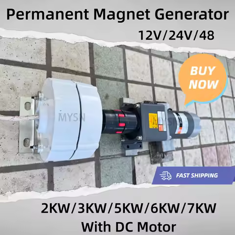 High Quality 2000W Alternator 24V 48V Permanent Magnet Generator 6KW 7KW Low Noise Generator Kit Wit