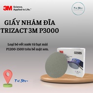 Combo of 5 Sheets of 3M Trizact Hookit Sandpaper P3000 02085 6-inch - 1 box of 15 sheets