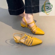 Ai3 Ready Stock Hollow Ventilated Wedges Pumps Slip-ons Women sandal perempuan
