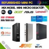 (SUPER FAST SHIPPING) PC set / full set/Dell Mini Desktop AMD i5 i7 PC