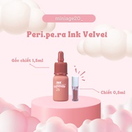 [EXTRACT] PERI.PERA Ink Velvet matte lipstick 0.5ml, soft, smooth, easy to spread lips, used as a ba