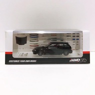 Inno Models Inno64 Honda Civic EF EF9 SiR Black - Hong Kong Exclusive