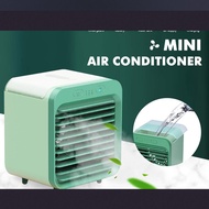 Green/Black 2-in-1 Portable Aircon Mini Air Cooler Air Humidifier Portable Airconditioner USB Cooler Fan Air Cooler