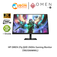 จอมอนิเตอร์ HP OMEN 27QS -27 inch ( 780J5AA#AKL ) QHD Gaming Monitor / QHD ( 2560 x 1440 ) IPS / 24