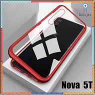 Case Huawei Nova5T เคสแม่เหล็ก มีกระจกด้านหลังอย่างเดียว เคสประกบ360 Magnetic Case 360 degree ประกบ หน้า-หลัง Sาคาต่อชิ้น (เฉพาะตัวที่ระบุว่าจัดเซทถึงขายเป็นชุด)