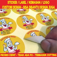BA163 Sticker - Custom Sticker - Custom Sticker - Label Sticker - Label Sticker - Custom Food Label 