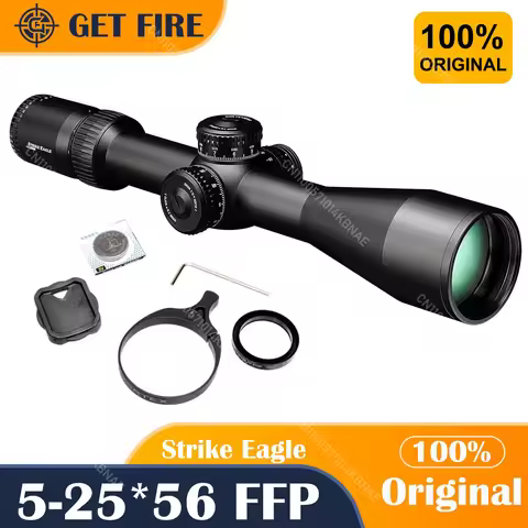 Original V RTEX Strike Eagle 5-25*56 FFP EBR-7C MRAD 34mm Tube Rifle Scope First Focal Plane Scope S