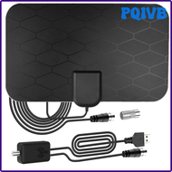 PQIVB Protable Indoor Digital DVB-T2 TV Antenna 3000 Miles Range 4K 8k HDTV 1080p Receiver Amplifier Booster For tv box Car antenna AMVBE