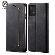 XICCI Wallet Phone Case for Samsung A73 5G/A53 5G/A33 5G/A13 5G/A22 5G/A72 5G/A52 5G/A32 5G/A32 4G/A12 5G/A22 4G/A42 5G Magnetic 360 Retro Leather Credit Card Money Slot Back Leather phone Case