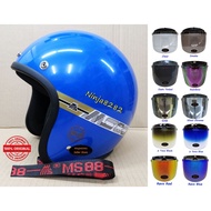 Helmet MS88 100% Original - Blue / Biru