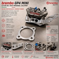 LC135 V8 4S RXZ Original Brembo GP4 Mini 82MM Siap Bracket Brake Caliper Depan Front 4Pot 100% MADE 