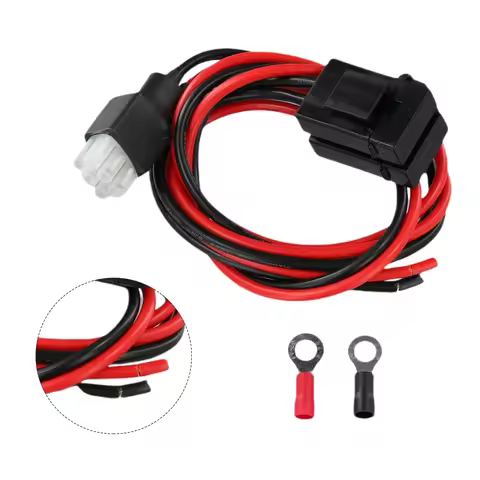 6Pin Shortwave Power Cord 30Amp For Kenwood TS50s TS60s TS140 TS440 TS450 And IC706 IC718 IC746 IC75