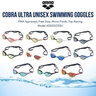 Arena Cobra Ultra Racing Swim Goggles - Unisex, Free Size, Mirror Finish, WA Approved